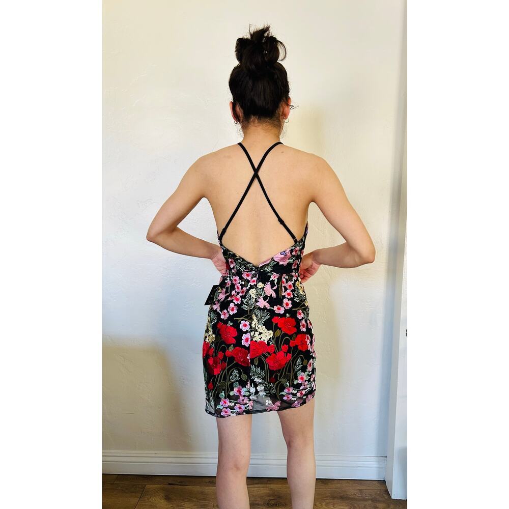 Lulus Floral Mini Dress - Picture 3 of 8
